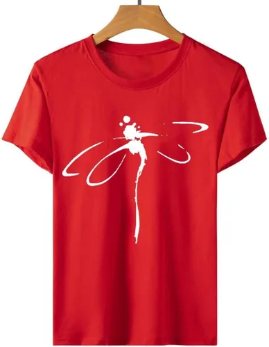 Vista 91 de Camiseta con estampado de animales para mujer, camiseta de libélula divertida, linda camiseta de manga corta, blusa de primavera 2023, camisas