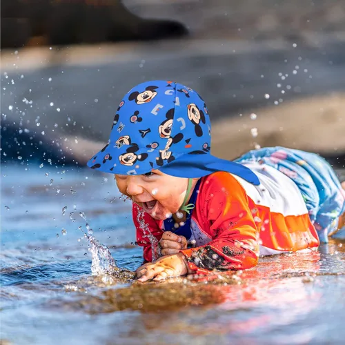Vista 5 de Disney Sombrero de natación para niños pequeños sombrero de sol para niños sombrero de verano con favoritos sombrero de sol para bebé