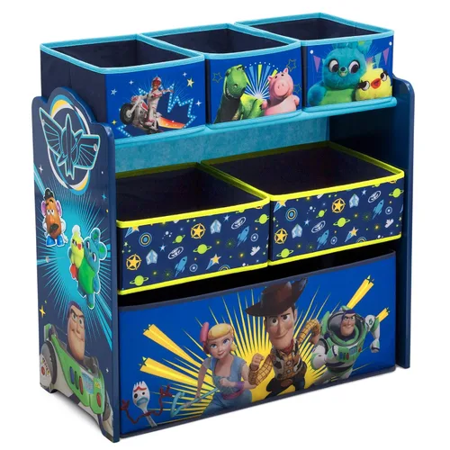 Vista 5 de Delta Children Juego de mesa y silla para niños con almacenamiento (2 sillas incluidas), ideal para artes y manualidades, merienda y Disney/Pixar
