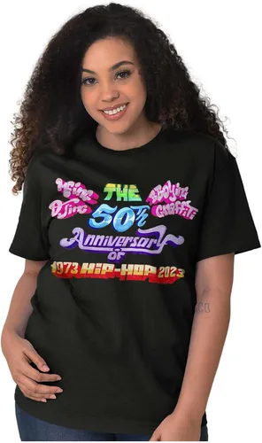 Vista 5 de Camiseta gráfica 50th Anniversary of Hip Hop Elements para hombre o mujer