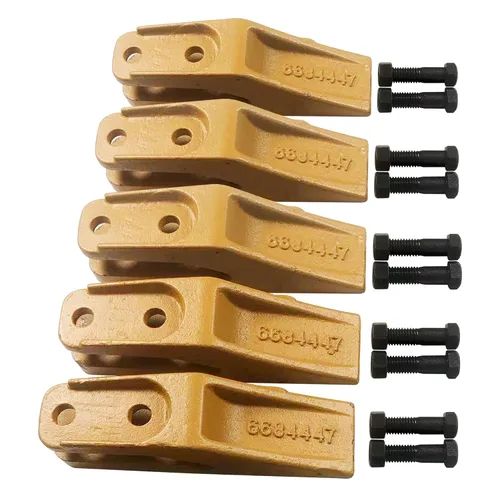 Vista 8 de 6684447 Dientes de Cubo de Trinchera, Dientes de Enganche para Minicargadora y Retroexcavadora con Perno y Tuercas Unitooth/con Perno y Tuercas - 1
