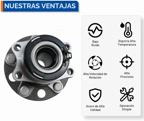 Vista 6 de PAROD 512333 Buje de rueda trasera y conjunto de rodamiento compatible con Jeep Compass 4WD 2007-2017, Jeep Patriot 4WD 2007-2017, Dodge Caliber AWD