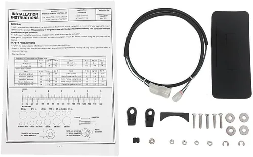 Vista 8 de Sola palanca de la caja de control remoto del soporte de la consola Outbord para el motor 06240-ZW5-U20 06240-ZW5-U00 de Honda