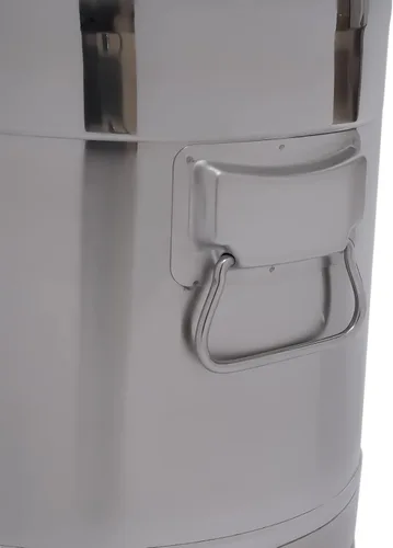 Vista 9 de Lata de leche de acero inoxidable de 28L/7.4 galones, jarra de leche resistente, cubo de leche, cubo de vino, botella de cubo de almacenamiento