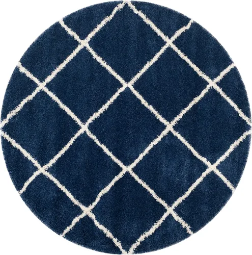Vista 36 de SAFAVIEH Hudson Shag Collection - Alfombra decorativa de 2 x 3 pies, color beige y marfil, diseño moderno de enrejado, no desprende pelusa