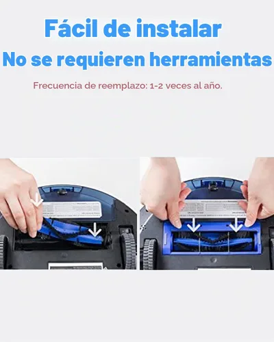 Vista 4 de BBT BAMBOOST Repuesto de cepillo de rodillo para Eufy G32, G30, 15C, G35+, G40+, G40 Hybrid+, Eufy 11S, Eufy 11S Max, Eufy RoboVac 25C, G30 Hybrid