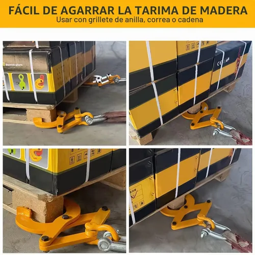 Vista 2 de ABST Abrazadera de extractor de palets 1T/2204LBS Pallet Jack Single