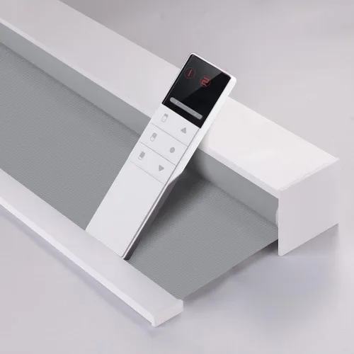 Vista 32 de Zshine Persianas opacas motorizadas con ancho personalizado (23-95 pulgadas), persianas enrollables inalámbricas y recargables con control remoto