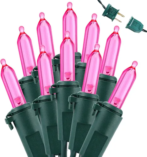 Vista 28 de Brizled Luces de Navidad, 33 pies, 100 LED Conectables de Extremo a Extremo, Mini Luces de Cadena de Navidad, 120V Certificadas UL, Blanco Frío, Luz