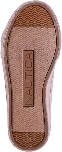 Vista 5 de Nautica Tenis bajos con cordones para niños y niños elegantes zapatos de vestir para jóvenes, ideales para tenis y caminar