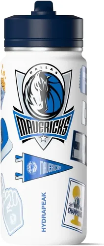Vista 5 de Hydrapeak x NBA Botella de Agua Activa con Licencia Oficial de Boston Celtics de 20 oz con Tapa Chug y Asa, Reutilizable, Acero Inoxidable de Doble