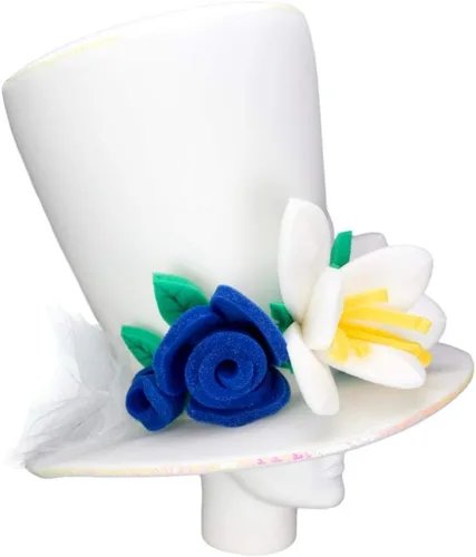 Vista 94 de Foam Party Hats: Feathers Princess Crown – Handmade Fancy Feather Crown for Weddings, Parties & Costumes