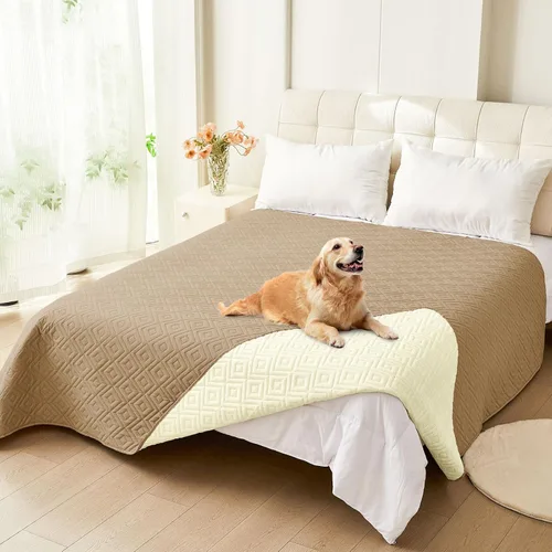 Vista 81 de hyha Manta impermeable para perros, funda suave para cama de perro, mantas para mascotas, funda impermeable para sofá y sillón para perros lavable