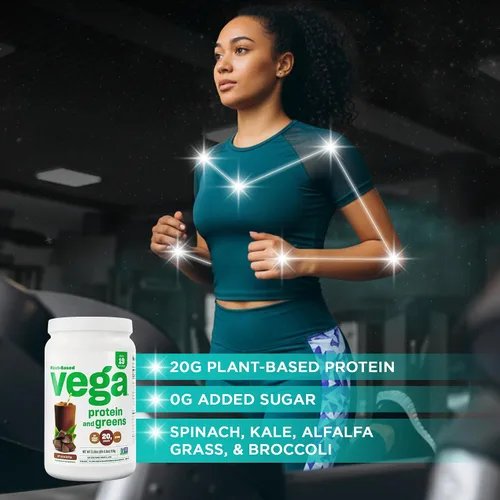Vista 3 de Envase de proteínas y hierbas en polvo de Vega, VEG00640, M, 1, 1