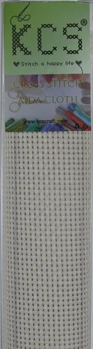Vista 141 de KCS 2 cajas de tela de costura de algodón para punto de cruz de 15 x 18 pulgadas (blanco antiguo, 11 unidades)