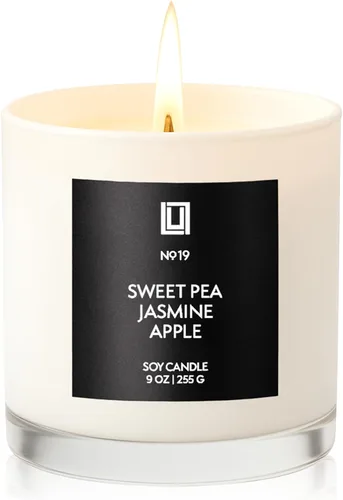 Vista 9 de Lulu Candles After Dark - Teca Caoba Vela Perfumada de Soja de Lujo en Frasco Vertida a Mano en los EE.UU. Altamente Perfumada y Duradera