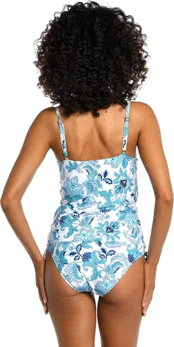 Vista 2 de La Blanca womens Lingerie Strap Tankini Swimsuit Top