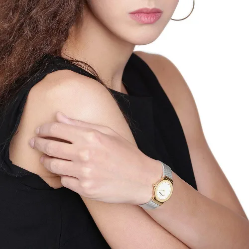 Vista 6 de Skagen Freja - Reloj de vestir de movimiento de cuarzo y acero inoxidable para mujer