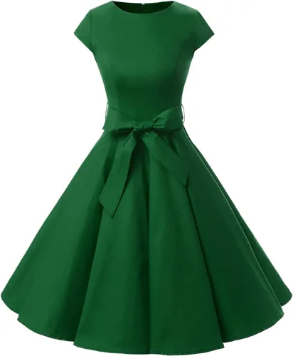 Vista 69 de Dressystar - Vestidos clásicos de fiesta con mangas casquillo, estilo Rockabilly y retro de la década de 1950