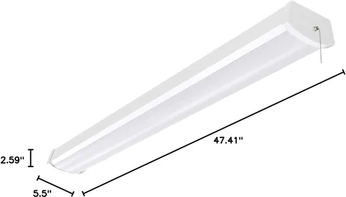 Vista 3 de Nuvo 65/1092 - Envoltura LED para techo, 4 pies, color blanco