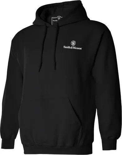 Vista 2 de Smith and Wesson Circle Emblem - Sudadera con capucha de algodón de manga larga para hombre