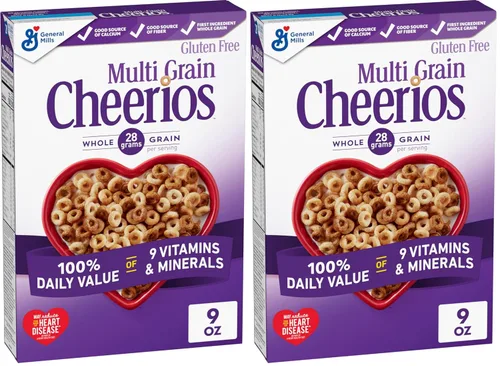 Vista 36 de Cheerios Cereal de desayuno sin gluten de avena integral, bolsa de 2.2 onzas (paquete de 5)