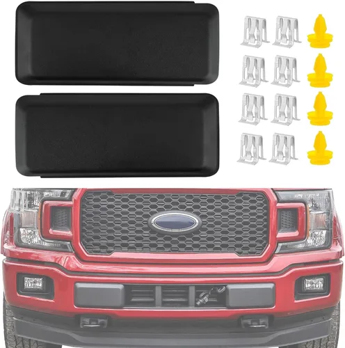 Vista 11 de Repuesto para protector de parachoques delantero, almohadillas, tapas, insertos de cubierta de extremo 2009-2014 F150 F-150 9L3Z17E810B lado