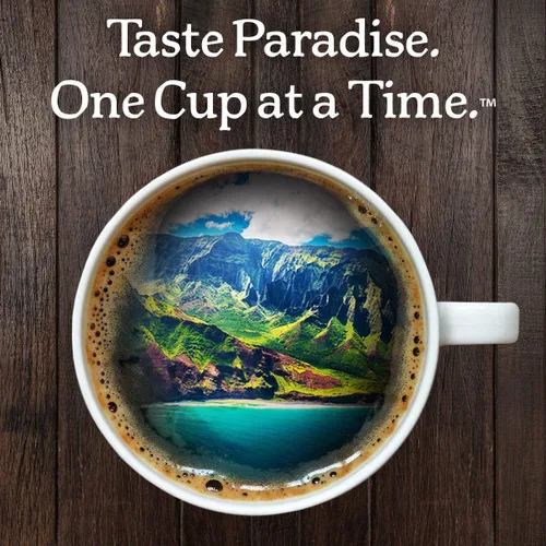 Vista 8 de Kauai - Café en grano entero, Koloa Estate café tostado oscuro del cultivador más grande de Hawái, Bold, mezcla rica de 32 onzas (paquete de 8)