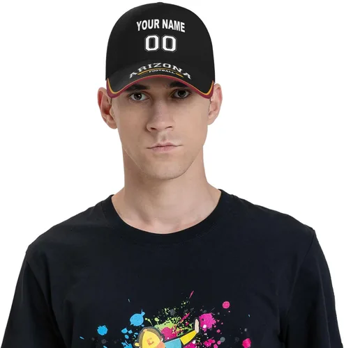 Vista 7 de Cap Custom Football Hats with Any Name and Number Personalized Gifts for Men Women Football Sports Fans