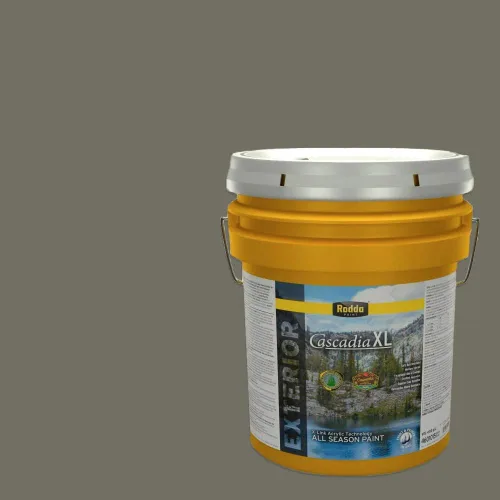 Vista 110 de Rodda Paint CASCADIA XL Pintura e imprimación satinada exterior en uno, cuarto de galón, pimienta de Jamaica