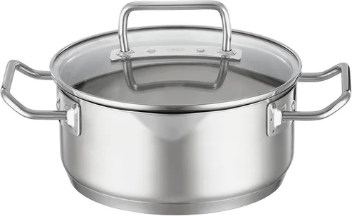 Vista 8 de Rösle EXPERTISO Cookware Collection - Cacerola alta de acero inoxidable con tapa de cristal de 6.3 pulgadas