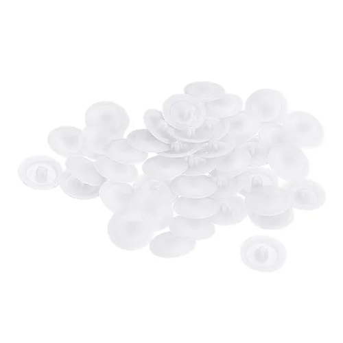 Vista 14 de HARFINGTON Tapas de rosca de plástico, 160 piezas, 11.5x3mm, cubierta de plástico para decoración de tornillos para tuerca de montaje de leva Beige