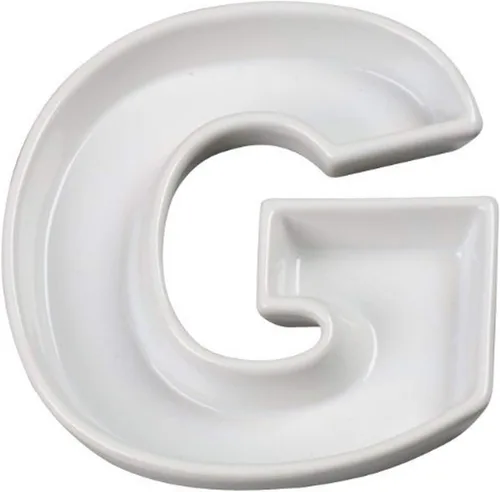Vista 18 de Plato de cerámica con diseño de carta de amor Ivy Lane, color blanco, 6 - pulgadas, Blanco
