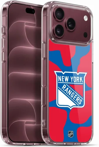 Vista 274 de Head Case Designs Funda de gel suave con licencia oficial de la NHL Camouflage New York Rangers compatible con Apple iPhone 7 Plus/iPhone 8 Plus
