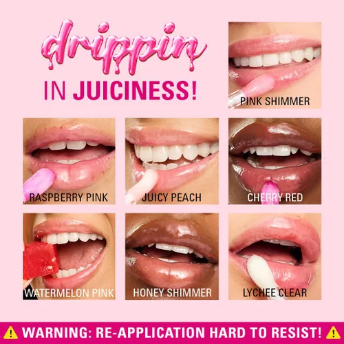 Vista 5 de Revolution Pout - Aceite de labios Juicy Peach Durazno (Juicy Peach)