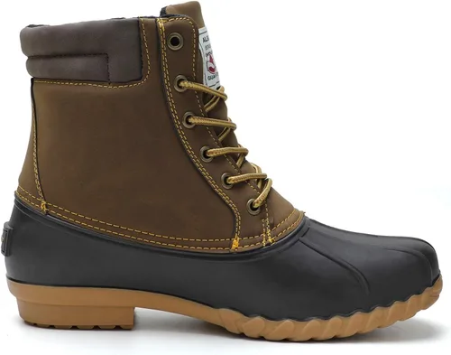 Vista 7 de ALEADER Botas estilo pato, para hombre Carcasa impermeable Botas de nieve con forro de piel