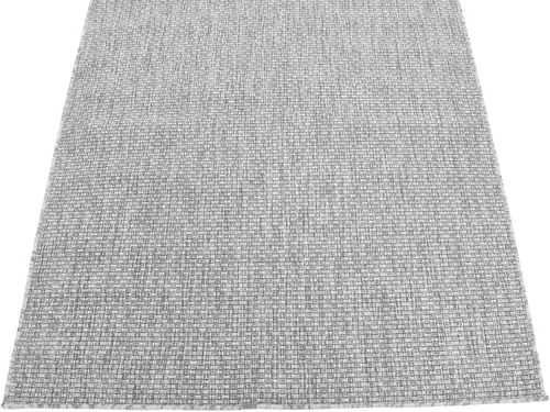 Vista 5 de Unique Loom Collection Alfombra de Área de Tejido Plano Casual de Transición Sólida Jaspeada para Interiores/Exteriores