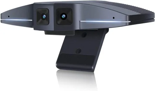 Vista 7 de Enther Cámara web MAXHUB 4k, cámara web con micrófono para computadora con micrófono con cancelación de ruido, enfoque automático rápido