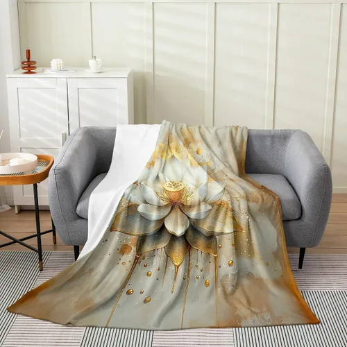 Vista 27 de Erosebridal Sketch Tree Flannel Blanket 40x50 Inch Vintage Farmhouse Fleece Blanket Grey Minimalist Mid Century Fuzzy Plush Throw French Country