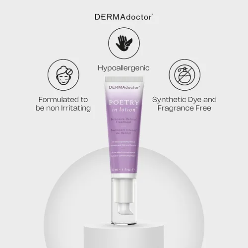 Vista 8 de DERMAdoctor Retinol Crema antienvejecimiento antiarrugas para manchas oscuras, tono de piel desigual, decoloración, antiarrugas, hidratante,