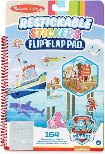 Vista 10 de Melissa & Doug Blue's Clues & You! Libreta de Pegatinas Reutilizables - Lugares que Blue Ama