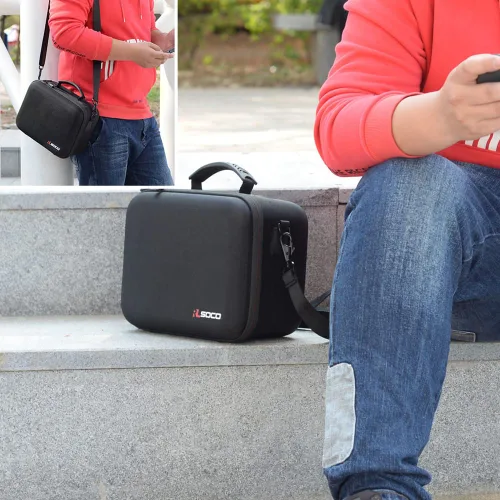 Vista 6 de RLSOCO Carrying Case for Nintendo Switch & Switch OLED-Fit Extra Switch Pro Controller & Poke Ball Plus