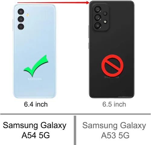 Vista 2 de Osophter Funda para Samsung Galaxy A54 5G, Samsung A54 5G Funda de absorción de golpes Flexible TPU Caucho Protector de teléfono celular (negro)