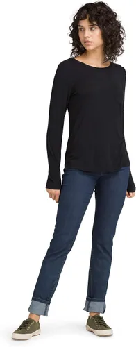Vista 3 de prAna Top de manga larga con cuello redondo para mujer