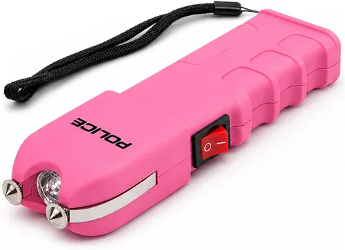 Vista 2 de POLICE Pistola aturdidora para autodefensa 928 - Recargable de alto voltaje con linterna LED, compacta y resistente, seguridad personal