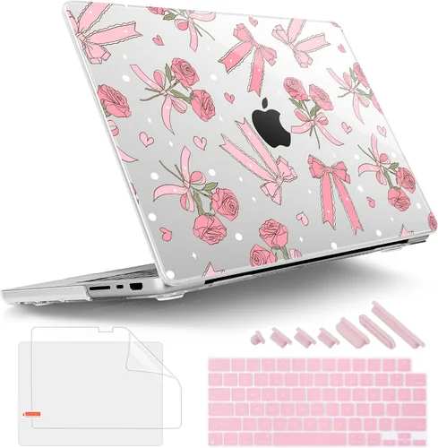 Vista 19 de Tuiklol - Funda para MacBook Pro de 14 pulgadas, versión 2026, 2025, 2024 Noche bosque oscuro