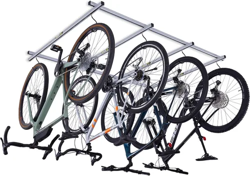 Vista 8 de Saris Almacenamiento de bicicletas, estacionamiento de bicicletas para el hogar, soporte de techo y kit adicional
