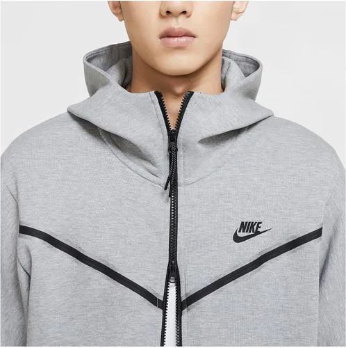 Vista 7 de Nike Sudadera deportiva Elemental GoldSail Tech Fleece con cremallera completa para hombre (CU4489 722)