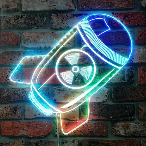 Vista 60 de ADVPRO Arcade Retro Game Classics Video Room RGB Dynamic Glam LED Sign - Forma de corte a borde - Decoración 3D inteligente - Señalización