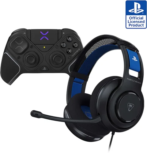 Vista 11 de Turtle Beach Atlas 200 Wired Multiplatform Gaming Headset for Xbox, PlayStation, PC w/ 3.5mm Wired Connection - 50mm Nanoclear Drivers, Flip-to-Mute